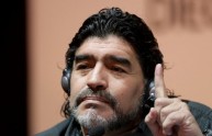 Argentine soccer legend Diego Maradona g