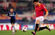 AS Roma’s forward Marco Borriello (R)