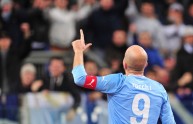 Lazio’s forward Tommaso Rocchi celebrate