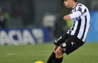 Udinese’s Antonio di Natale fights for t