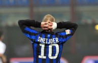 Inter Milan’s Dutch midfielder Wesley Sneijder