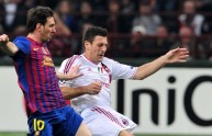 Milan-Barcellona, Messi vs Bonera