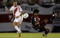 River Plate’s midfielder Lucas Ocampos (