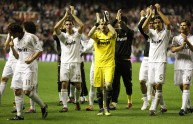 Il Real Madrid festeggia la vittoria del campionato