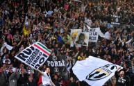 Juventus supporters celebrate on May 6,2