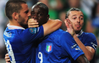 Italia-Irlanda esultanza dei giocatori azzurri