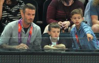 David Beckham e figli
