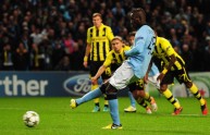 Manchester City FC v Borussia Dortmund, il rigore vincente di Balotelli