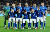 L’Italia under 21 in campo contro la Svezia lo scorso 12 ottobre
