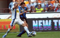 Figo e Defendi in Inter-Atalanta 4-3 del 31 maggio 2009