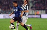 Nagatomo e Matri in Juventus-Inter del 2011-2012