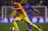 Levante UD v FC Barcelona, Iniesta autore del terzo goal della capolista