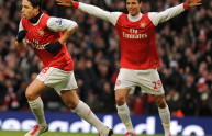 Samir Nasri e Marouane Chamakh ai tempi dell’Arsenal