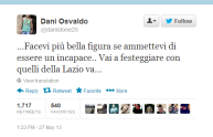 Tweet di Osvaldo